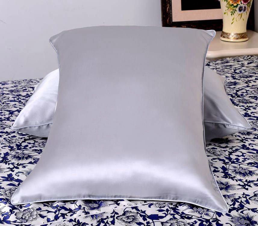Silver 40 Momme Silk Pillowcase