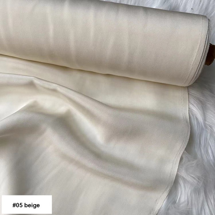 100% Silk Ivory White Silk 40mm Silk Satin Fabric Silk Charmeuse