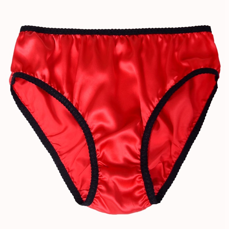 Women's Pure Mulberry Silk Charmeuse High Waist Panties