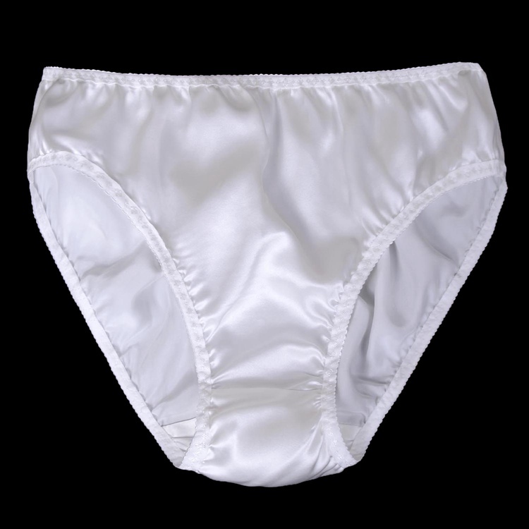 Women's Pure Mulberry Silk Charmeuse High Waist Panties