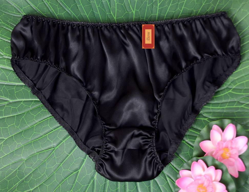 Women's Pure Mulberry Silk Charmeuse Low Waist Panties