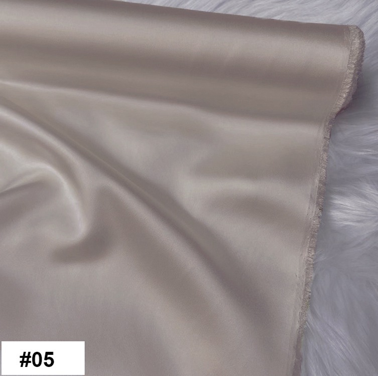 30 Momme 100% Mulberry Silk Charmeuse Fabric 45" Wide