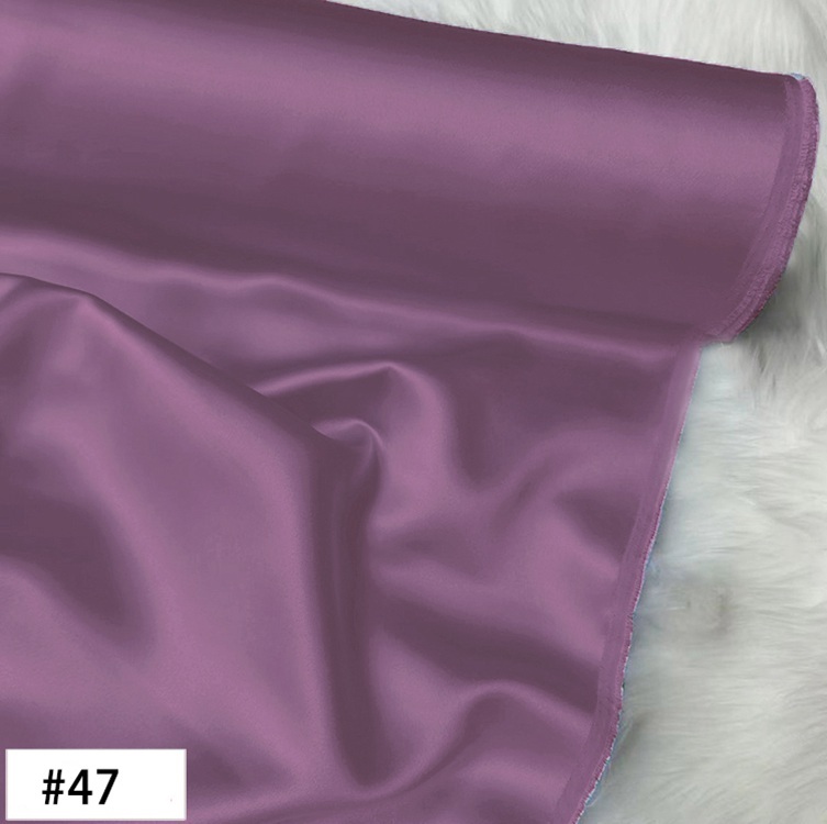 30 Momme 100% Mulberry Silk Charmeuse Fabric 45" Wide