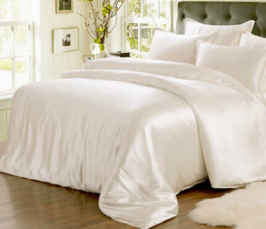 3pcs 22 Momme 100% Mulberry Silk Flat Sheet Pillowcase Set