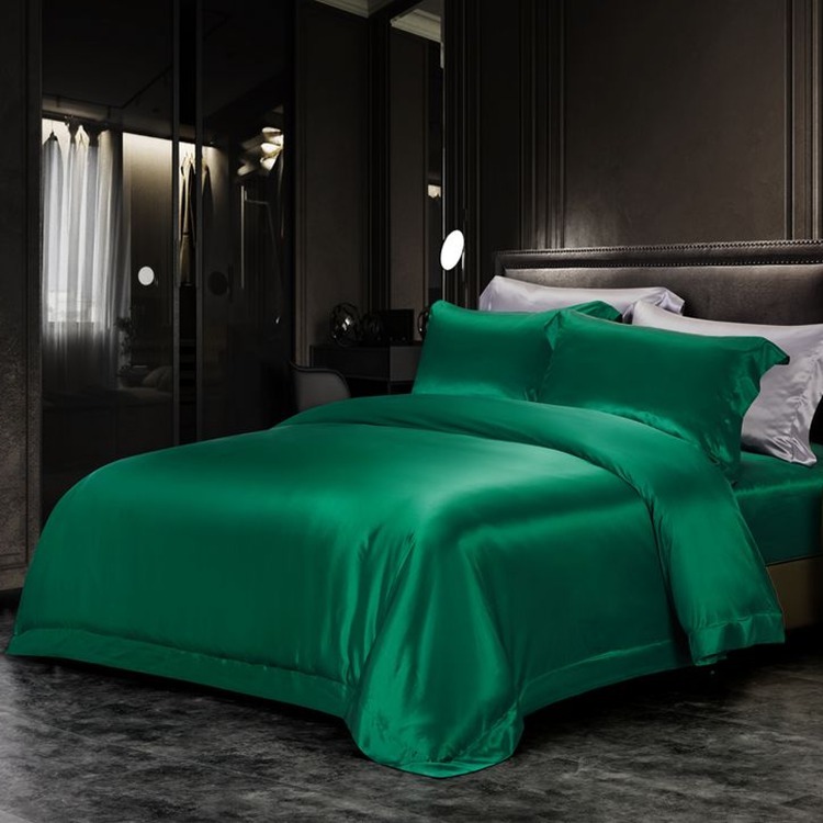 3pcs 22 Momme 100% Mulberry Silk Flat Sheet Pillowcase Set