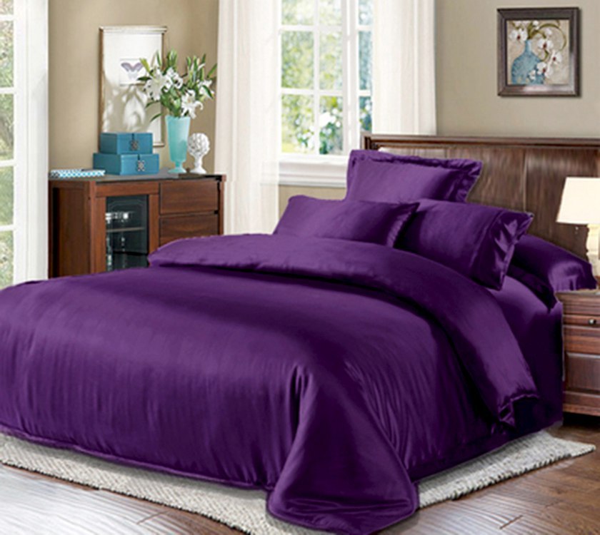 3pcs 22 Momme 100% Mulberry Silk Flat Sheet Pillowcase Set