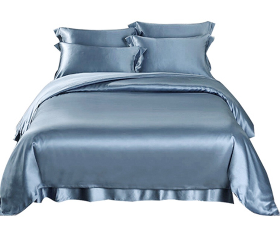 3pcs 30 Momme 100% Mulberry Silk Flat Sheet Pillowcase Set