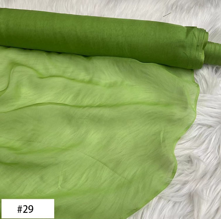 6 Momme 100% Mulberry Silk Chiffon Fabric 54" / 138 cm Wide