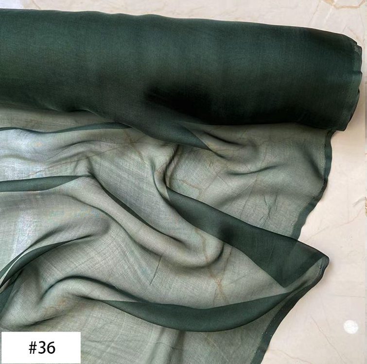 6 Momme 100% Mulberry Silk Chiffon Fabric 54" / 138 cm Wide