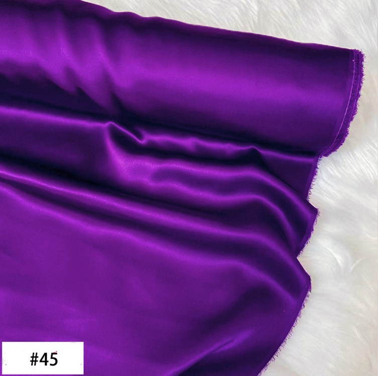 16 Momme 100% Mulberry Stretch Silk Fabric 55" Wide