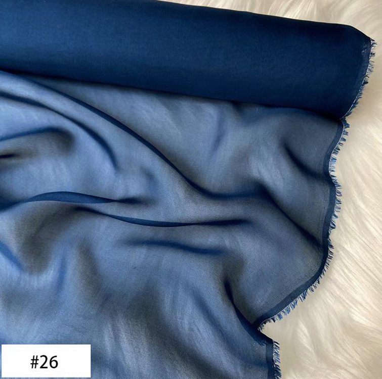 8 Momme 100% Mulberry Silk Chiffon Fabric 55" / 140 cm Wide