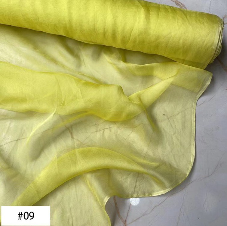 6 Momme 100% Mulberry Silk Chiffon Fabric 54" / 138 cm Wide