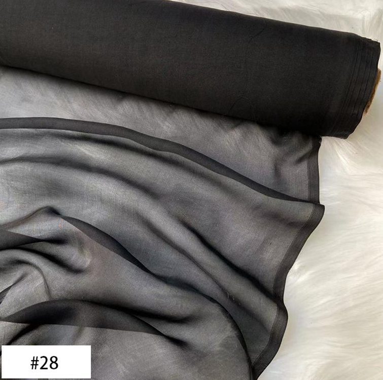 8 Momme 100% Mulberry Silk Chiffon Fabric 55" / 140 cm Wide