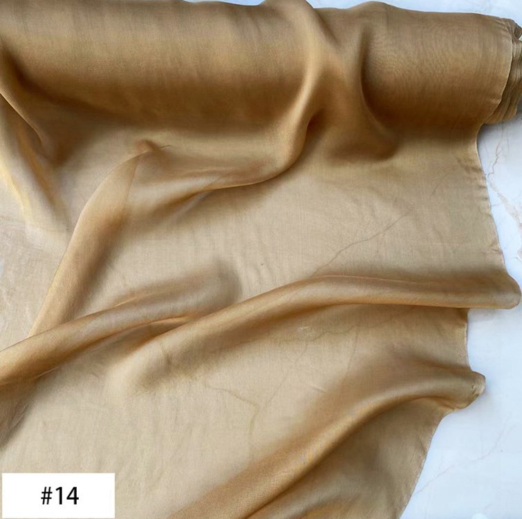 6 Momme 100% Mulberry Silk Chiffon Fabric 54" / 138 cm Wide