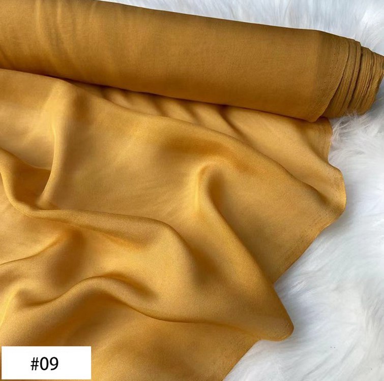 8 Momme 100% Mulberry Silk Chiffon Fabric 55" / 140 cm Wide