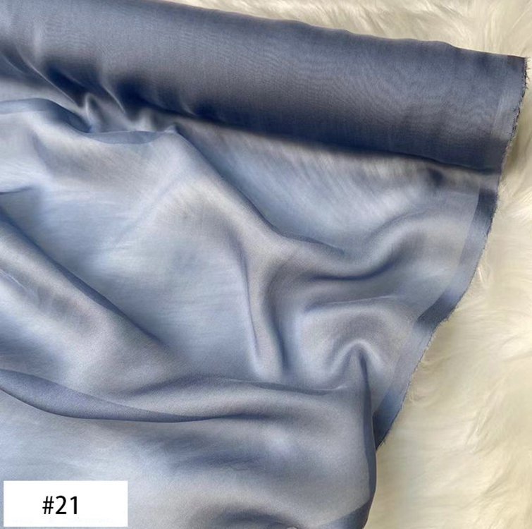 8 Momme 100% Mulberry Silk Chiffon Fabric 55" / 140 cm Wide