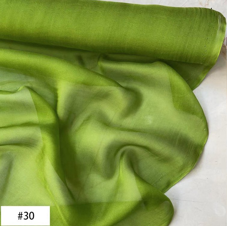 6 Momme 100% Mulberry Silk Chiffon Fabric 54" / 138 cm Wide