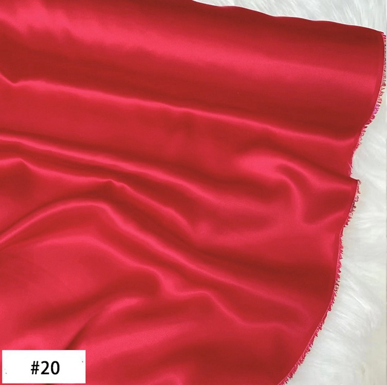 19 Momme 100% Mulberry Stretch Silk Fabric 43" Wide