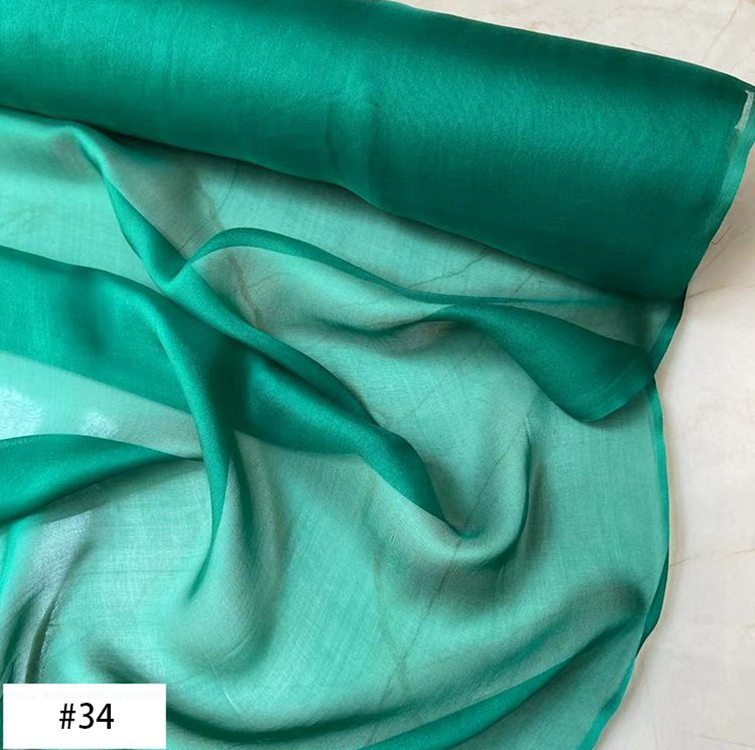 6 Momme 100% Mulberry Silk Chiffon Fabric 54" / 138 cm Wide
