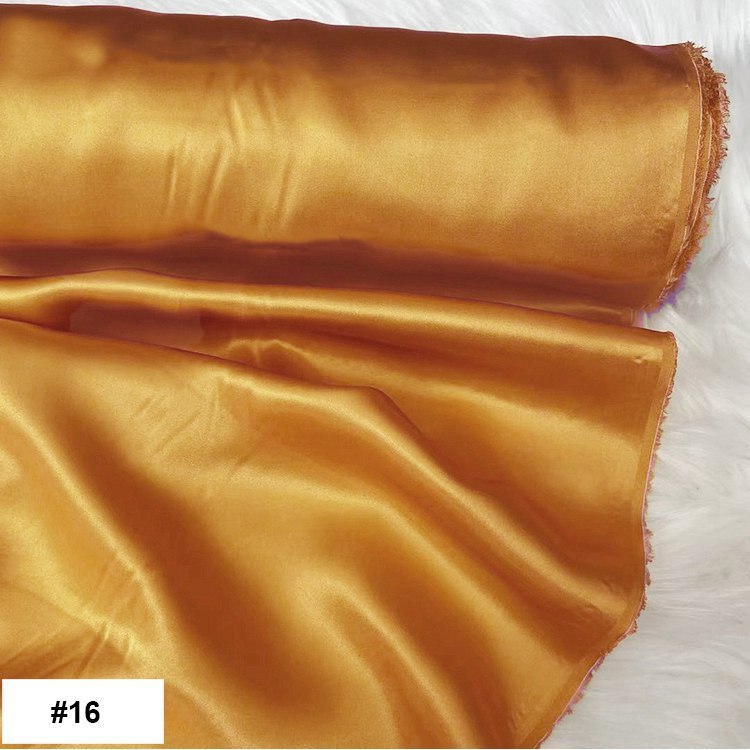 19 Momme 100% Mulberry Stretch Silk Fabric 43" Wide
