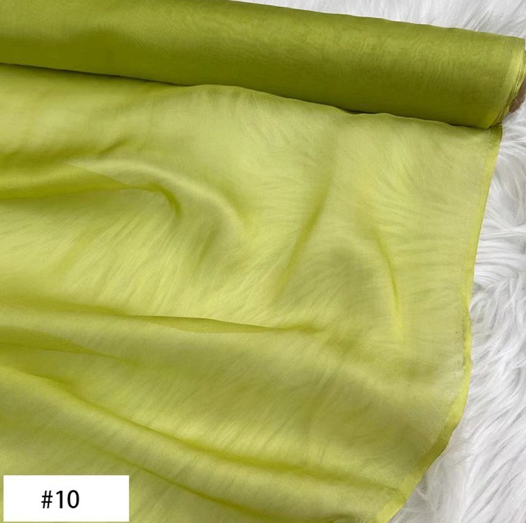 6 Momme 100% Mulberry Silk Chiffon Fabric 54" / 138 cm Wide