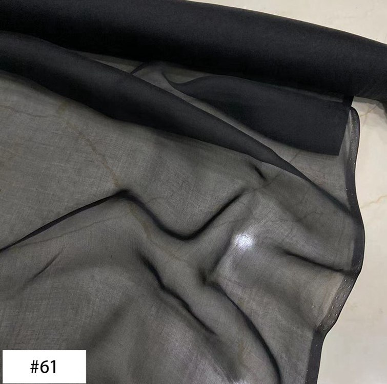 6 Momme 100% Mulberry Silk Chiffon Fabric 54" / 138 cm Wide