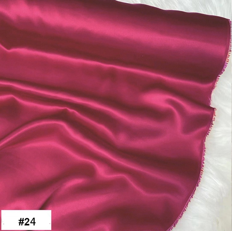 19 Momme 100% Mulberry Stretch Silk Fabric 43" Wide