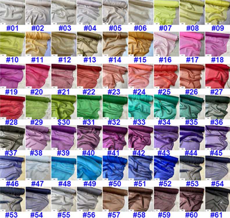 Silk Chiffon Fabric by The Yard,Summer 100% Mulberry Silk Soft Skin  Friendly Fabrics for Women Dress DIY Sewing,Width 53 inch 9Momme