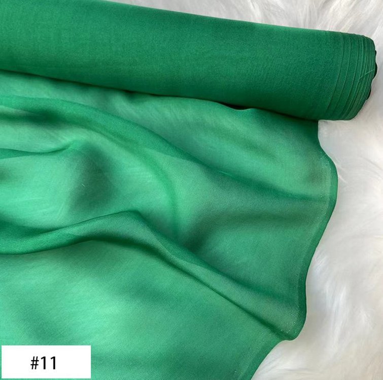 8 Momme 100% Mulberry Silk Chiffon Fabric 55" / 140 cm Wide