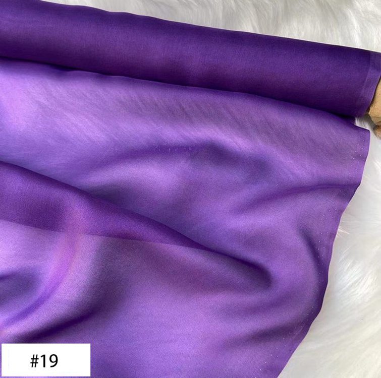 8 Momme 100% Mulberry Silk Chiffon Fabric 55" / 140 cm Wide