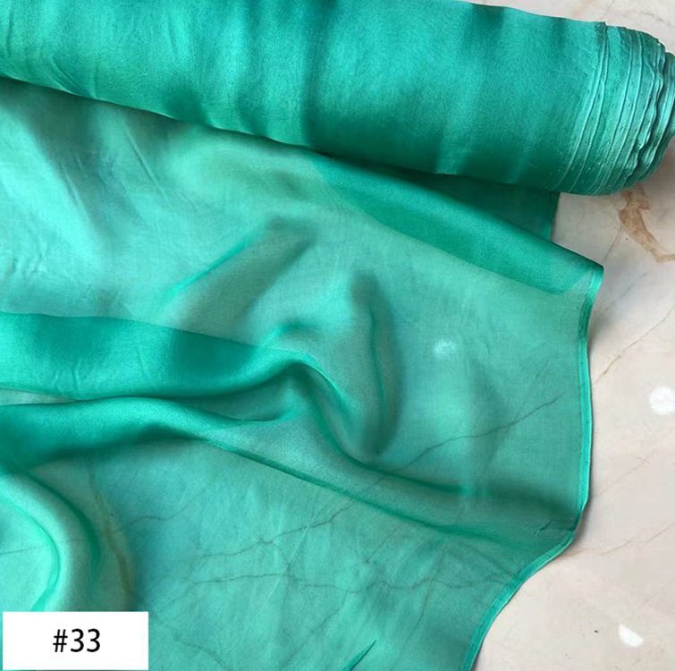6 Momme 100% Mulberry Silk Chiffon Fabric 54" / 138 cm Wide