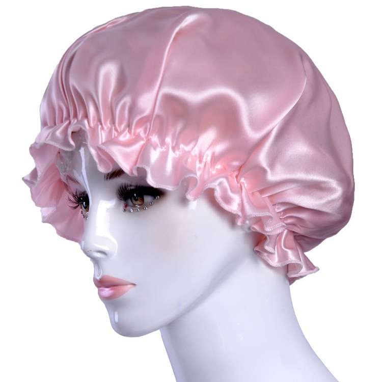 Women's 100% Mulberry Silk Charmeuse Hair Caps Nightcaps
