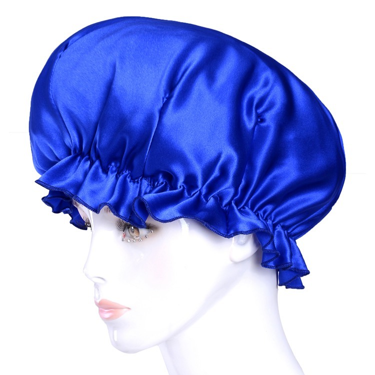 Women's 100% Mulberry Silk Charmeuse Hair Caps Nightcaps