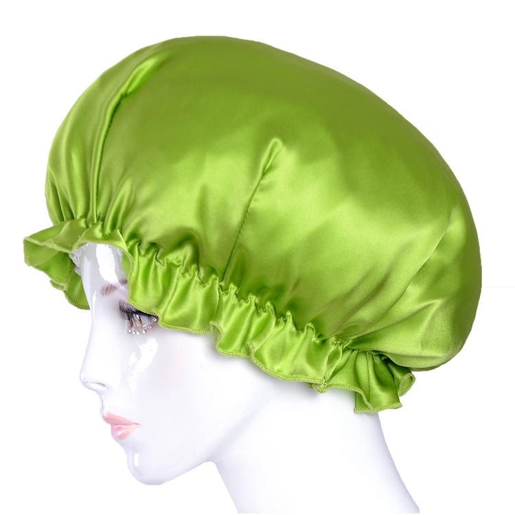Women's 100% Mulberry Silk Charmeuse Hair Caps Nightcaps
