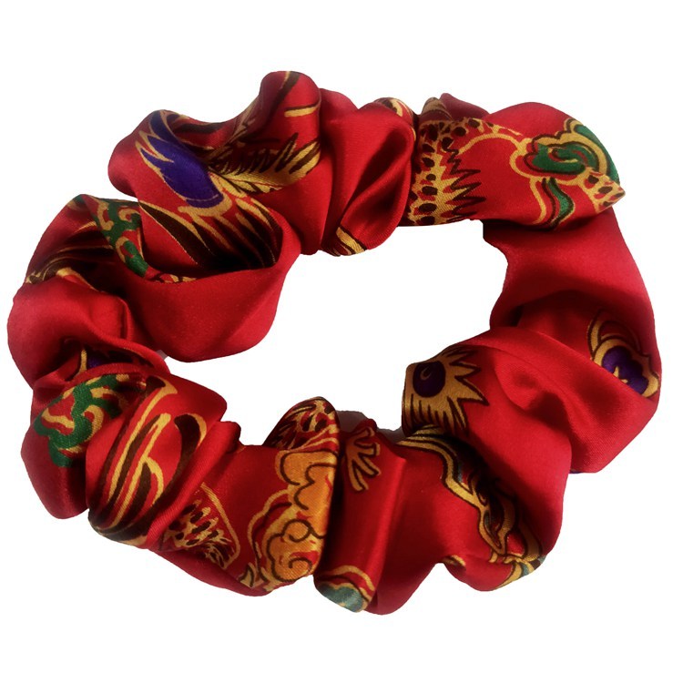 16 Momme Women's 100% Mulberry Silk Charmeuse Hair Scrunchie