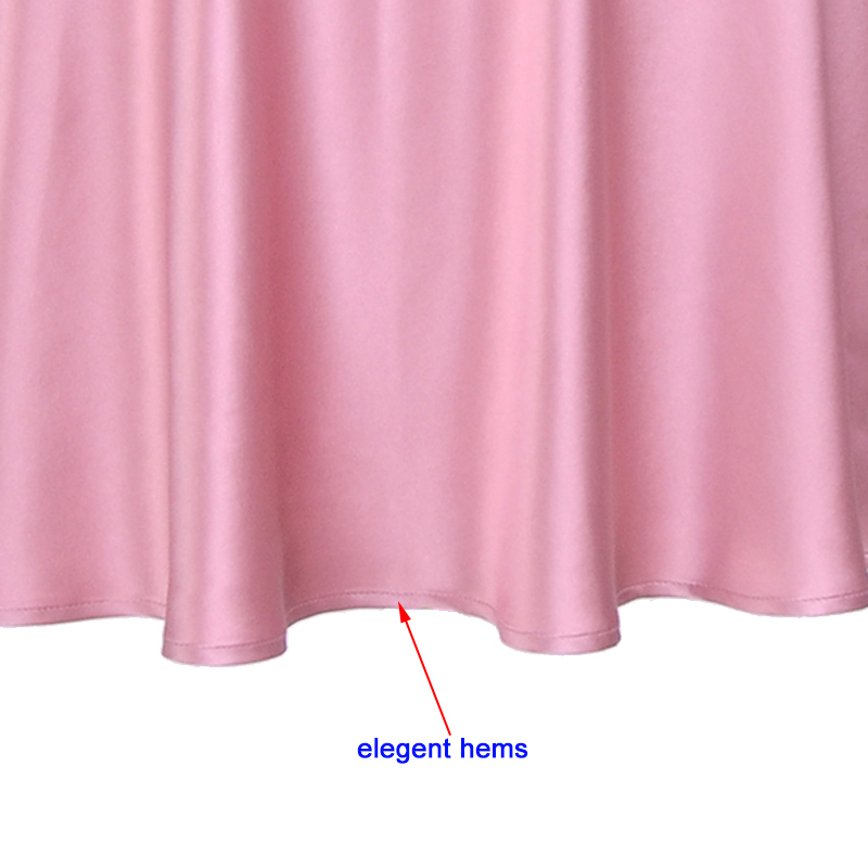 Women's 30 Momme Heavy Weight Mulberry Silk A line Bias Cut Long Skirt