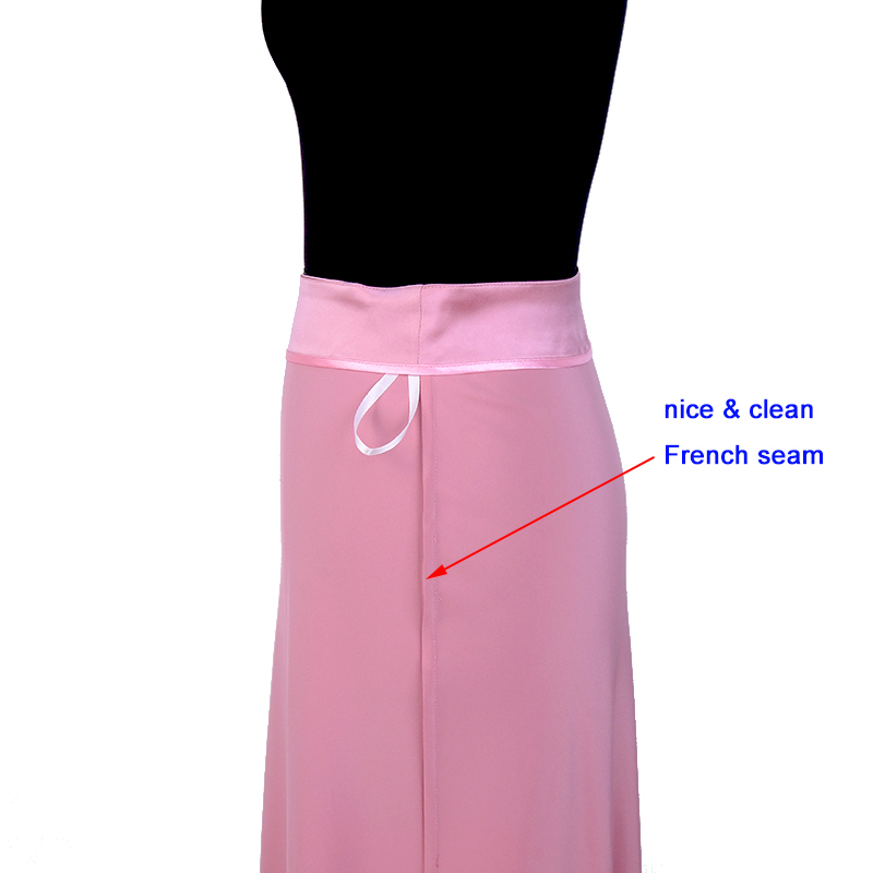 Women's 30 Momme Heavy Weight Mulberry Silk A line Bias Cut Long Skirt