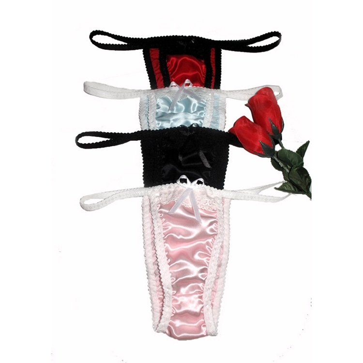 Women's Pure Mulberry Silk Tanga Panties