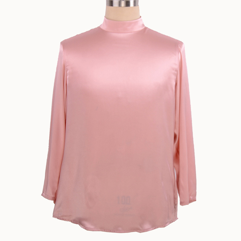 Vince silk clearance satin turtleneck blouse