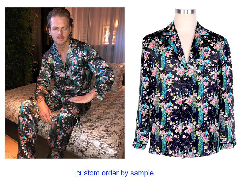 printing silk fabric by sample
