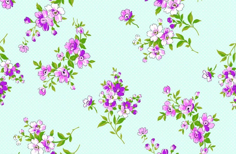 16 Momme 100% Mulberry Silk Satin Fabric Floral Pattern Printed 45" Wide