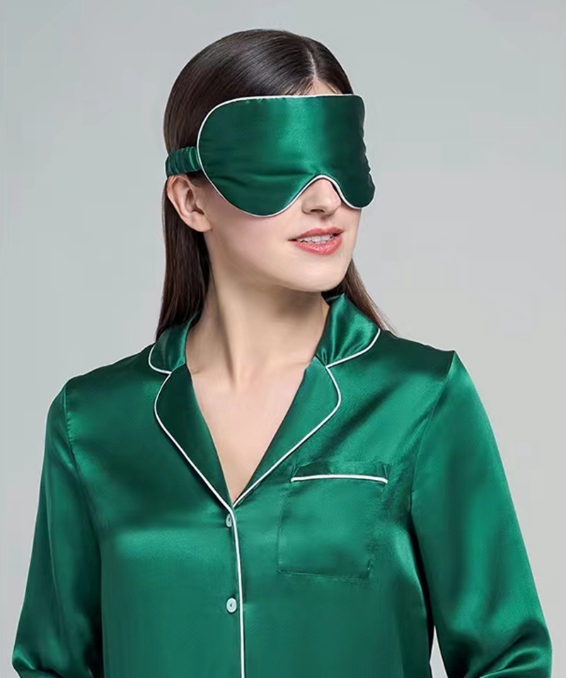 100% Mulberry Silk Charmeuse Sleeping Aid Eye Mask