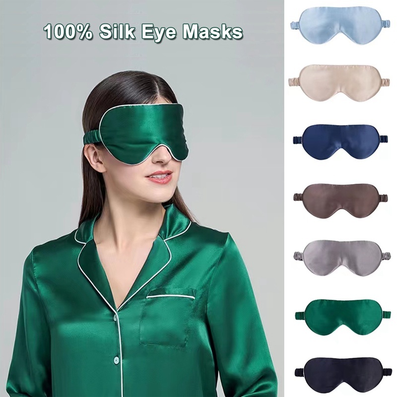 100% Mulberry Silk Charmeuse Sleeping Aid Eye Mask