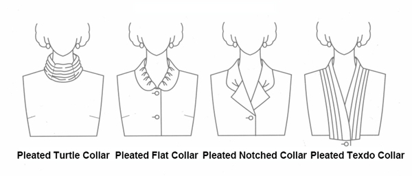 4 Types of Pleated Collar