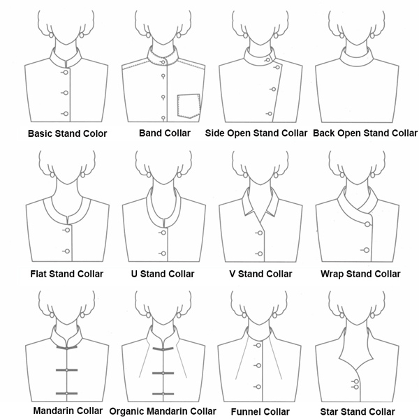 12 Types of Stand Collar
