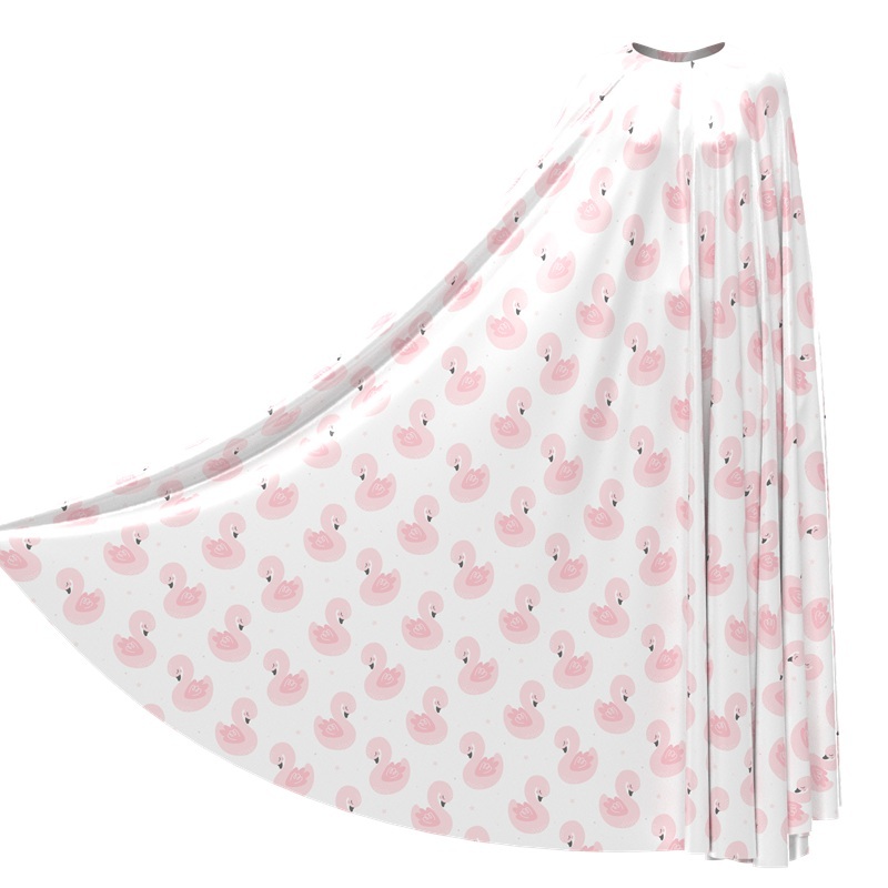 Duck Print 100% Mulberry Silk Satin Fabric Cartoon Pattern