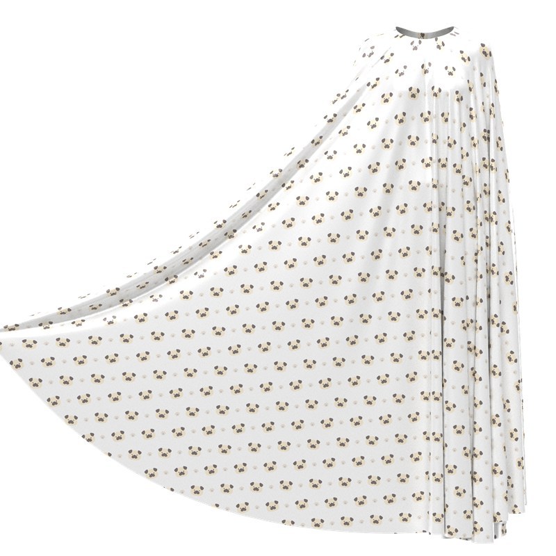 Pig Print 100% Mulberry Silk Satin Fabric Cartoon Pattern