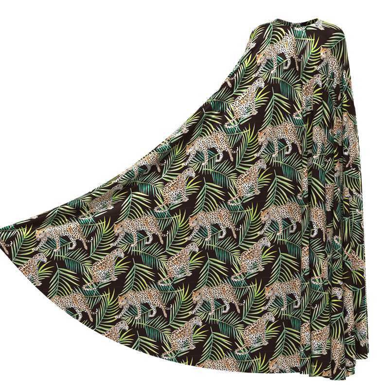  Leopard Print 100% Mulberry Silk Charmeuse Fabric Pattern #06