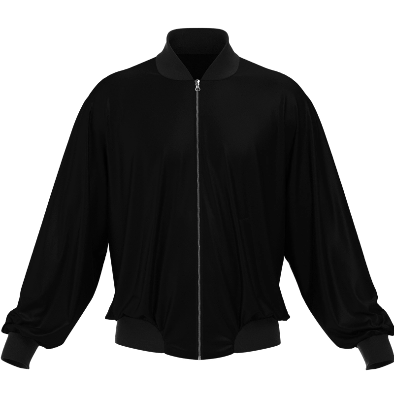 Men's 40 Momme 100 Mulberry Silk Bomber Jacket