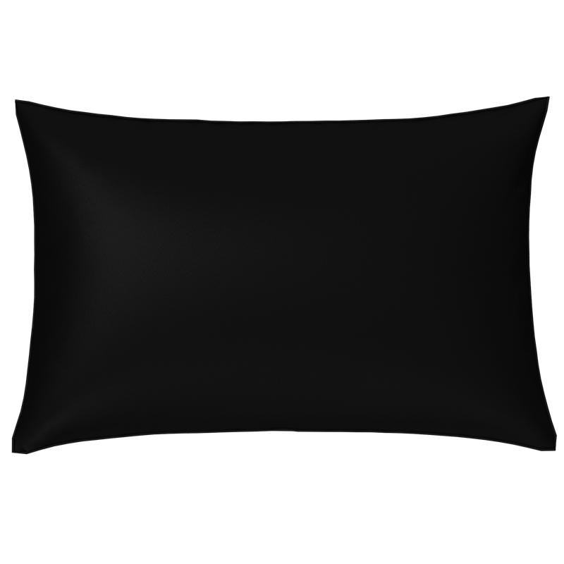 The Highest 40mm 100% Mulberry Silk Pillowcase Color Black